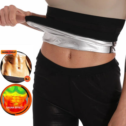 Sauna Waist Trimmer Belly Wrap Workout Sport Sweat Band Abdominal Trainer Weight Loss Body Shaper Tummy Control Slimming Belt