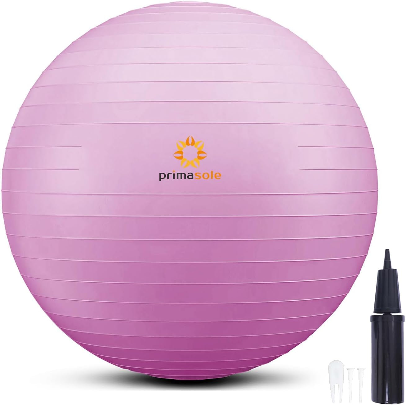 Exercise Ball for Balance Stability Fitness Workout Yoga Pilates at Home Office & Gym with Inflator Pump